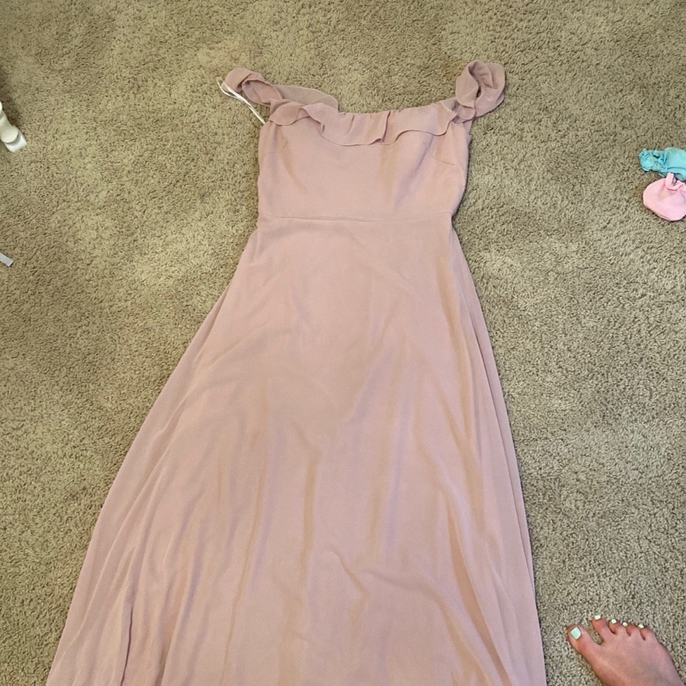 Rose bridesmaid dress size 8